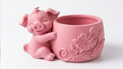 Cute Piggy Planter - Image 4