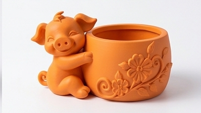 Cute Piggy Planter - Image 2