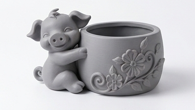 Cute Piggy Planter - Image 13