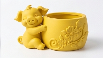 Cute Piggy Planter - Image 3