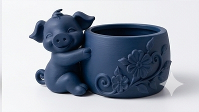 Cute Piggy Planter - Image 8