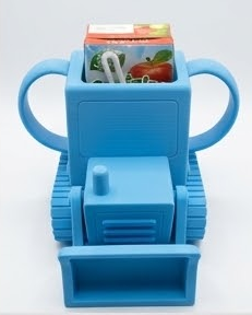 Bulldozer No-Squeeze Toddler Juice Box Holder - Image 11