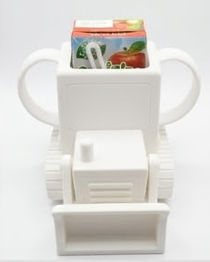 Bulldozer No-Squeeze Toddler Juice Box Holder - Image 8