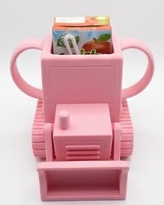 Bulldozer No-Squeeze Toddler Juice Box Holder - Image 9