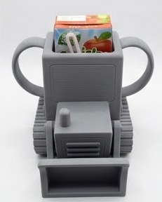Bulldozer No-Squeeze Toddler Juice Box Holder - Image 10