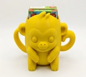 Alternative view of Monkey Juice Box Holder